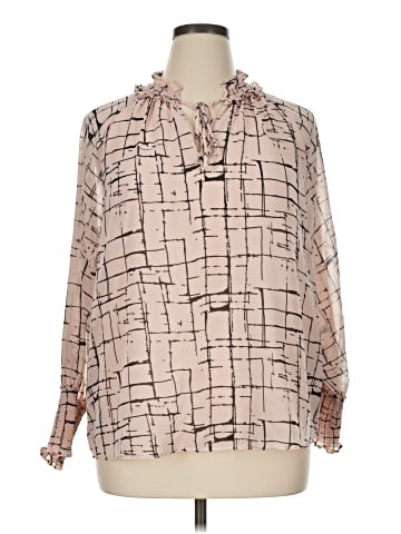 Calvin Klein Long Sleeve Blouse (view 1)