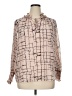 Calvin Klein 100% Polyester Pink Long Sleeve Blouse Size XL - photo 1