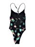 Cupshe Print Black One Piece Swimsuit Size XS - photo 2