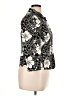 Croft & Barrow Print Black Jacket Size 14 - photo 4