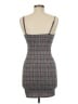 Bear Dance Plaid Gray Cocktail Dress Size M - photo 2