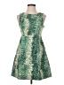 Zara Basic Tweed Green Cocktail Dress Size S - photo 1