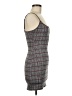 Bear Dance Plaid Gray Cocktail Dress Size M - photo 4