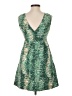Zara Basic Tweed Green Cocktail Dress Size S - photo 2
