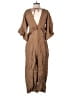 Sancia Solid Brown Jumpsuit Size XS - photo 2