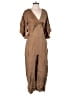 Sancia Solid Brown Jumpsuit Size XS - photo 1