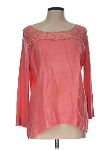 August Silk 3/4 Sleeve Blouse (view 1)