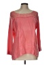 August Silk Pink 3/4 Sleeve Blouse Size L - photo 1
