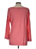 August Silk Pink 3/4 Sleeve Blouse Size L - photo 2