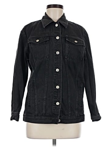 Madewell The Oversized Jean Jacket in Lunar Wash (view 1)