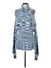 STAUD 100% Polyester Tie-dye Blue Pullover Sweater Size S - photo 1