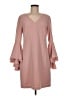 Eliza J Solid Pink Cocktail Dress Size 8 - photo 1