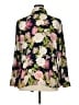 Cato 100% Polyester Floral Green Long Sleeve Blouse Size XL - photo 2