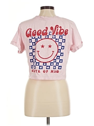Love Peace & Lazy Days Short Sleeve T-Shirt (view 2)