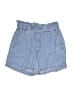 Thread & Supply 100% Lyocell Blue Denim Shorts Size S - photo 1