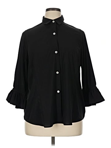 Gretchen Scott Designs 3/4 Sleeve Button-Down Shirt (view 1)