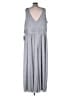 Eliza J Silver Gray Casual Dress Size 22 - photo 2