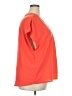 Banana Republic 100% Polyester Orange Short Sleeve Blouse Size XXL - photo 4