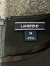 Lands' End Solid Black Cocktail Dress Size 16 - photo 7