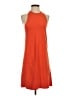 Theory Solid Orange Casual Dress Size S - photo 1