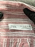 Zara Stripes Pink Long Sleeve Button-Down Shirt Size 9-12 mo - photo 3