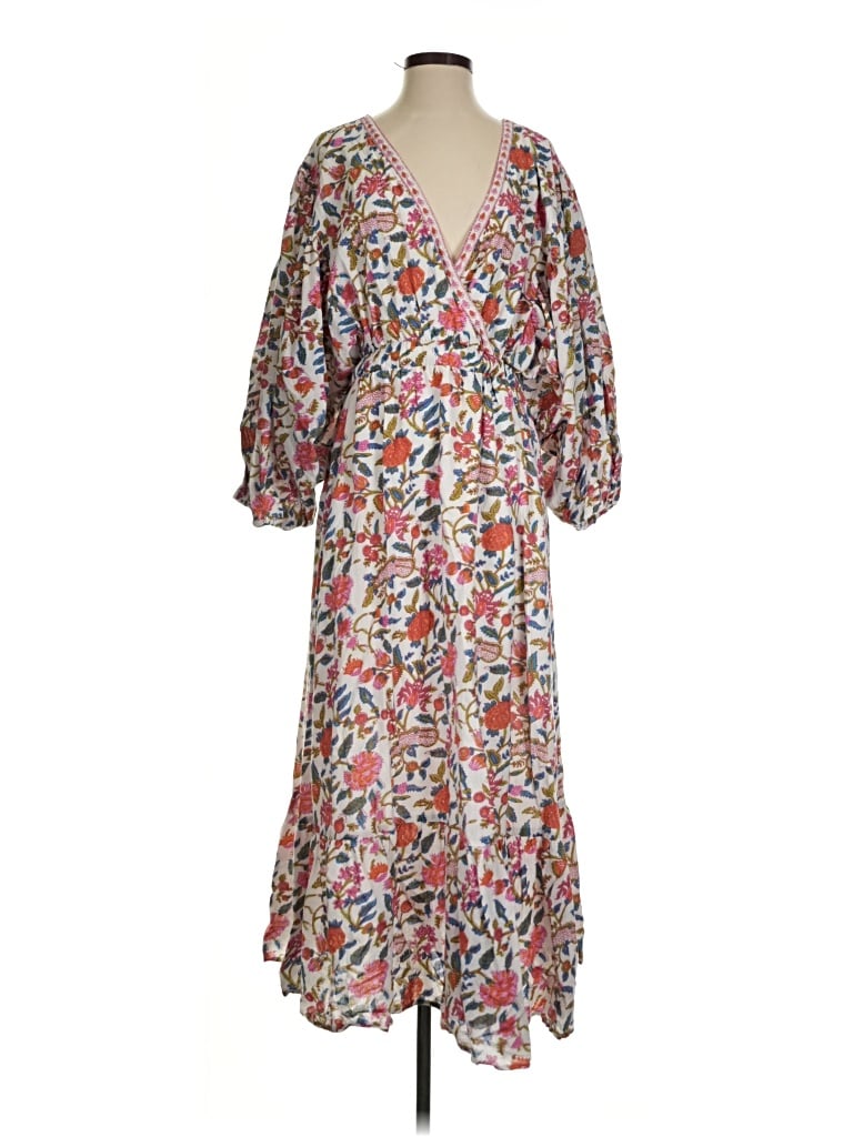 Pre-owned Pomegranate Casual Dress In Ivory