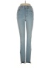 Express Hearts Blue Jeans Size 4 (tall) - photo 1