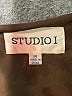 Studio I 100% Polyester Animal Print Brown Cocktail Dress Size 14 - photo 7
