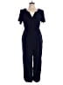 Maurices Solid Blue Jumpsuit Size L - photo 1