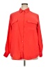Madison 100% Polyester Solid Red Long Sleeve Blouse Size 2X - photo 1