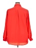 Madison 100% Polyester Solid Red Long Sleeve Blouse Size 2X - photo 2