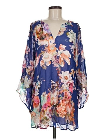 Lavender Brown Casual Dress (view 1)