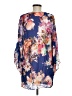 Lavender Brown 100% Polyester Blue Casual Dress Size M - photo 2