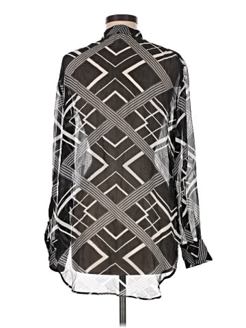 Rag & Bone Long Sleeve Silk Top (view 2)