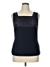 Christopher & Banks Blue Sleeveless Blouse Size XL - photo 1