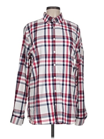 Express Long Sleeve Button-Down Shirt (view 1)