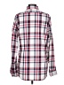 Express Checkered-gingham Red Long Sleeve Button-Down Shirt Size L - photo 2