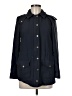 Brooks Brothers 100% Polyester Blue Raincoat Size 8 - photo 1