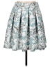 1.State Print Blue Casual Skirt Size M - photo 1