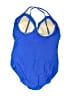 Carol Wior Solid Blue One Piece Swimsuit Size 18 - photo 2