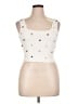 Sandro Ivory Sleeveless Top Size XL (4) - photo 1