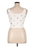 Sandro Ivory Sleeveless Top Size XL (4) - photo 2