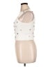 Sandro Ivory Sleeveless Top Size XL (4) - photo 5