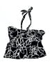 Jantzen Floral Black Swimsuit Top Size 12 - photo 2