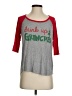 Paper Crane Gray 3/4 Sleeve Top Size XS - photo 1