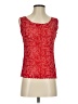 Christine Gerard 100% Polyester Red Sleeveless Blouse Size S - photo 1