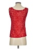 Christine Gerard 100% Polyester Red Sleeveless Blouse Size S - photo 2