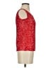 Christine Gerard 100% Polyester Red Sleeveless Blouse Size S - photo 4