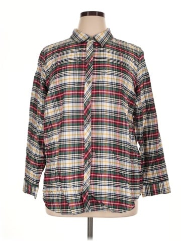 Cj Banks Long Sleeve Button-Down Shirt (view 1)
