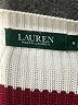 Lauren by Ralph Lauren Stripes Burgundy Tan Pullover Sweater Size M - photo 7